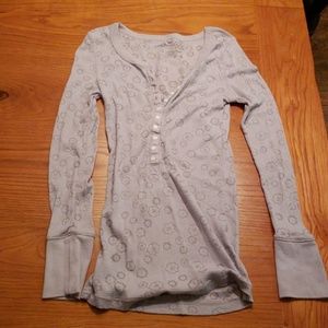 Aeropostale flower long sleeve shirt stretchy